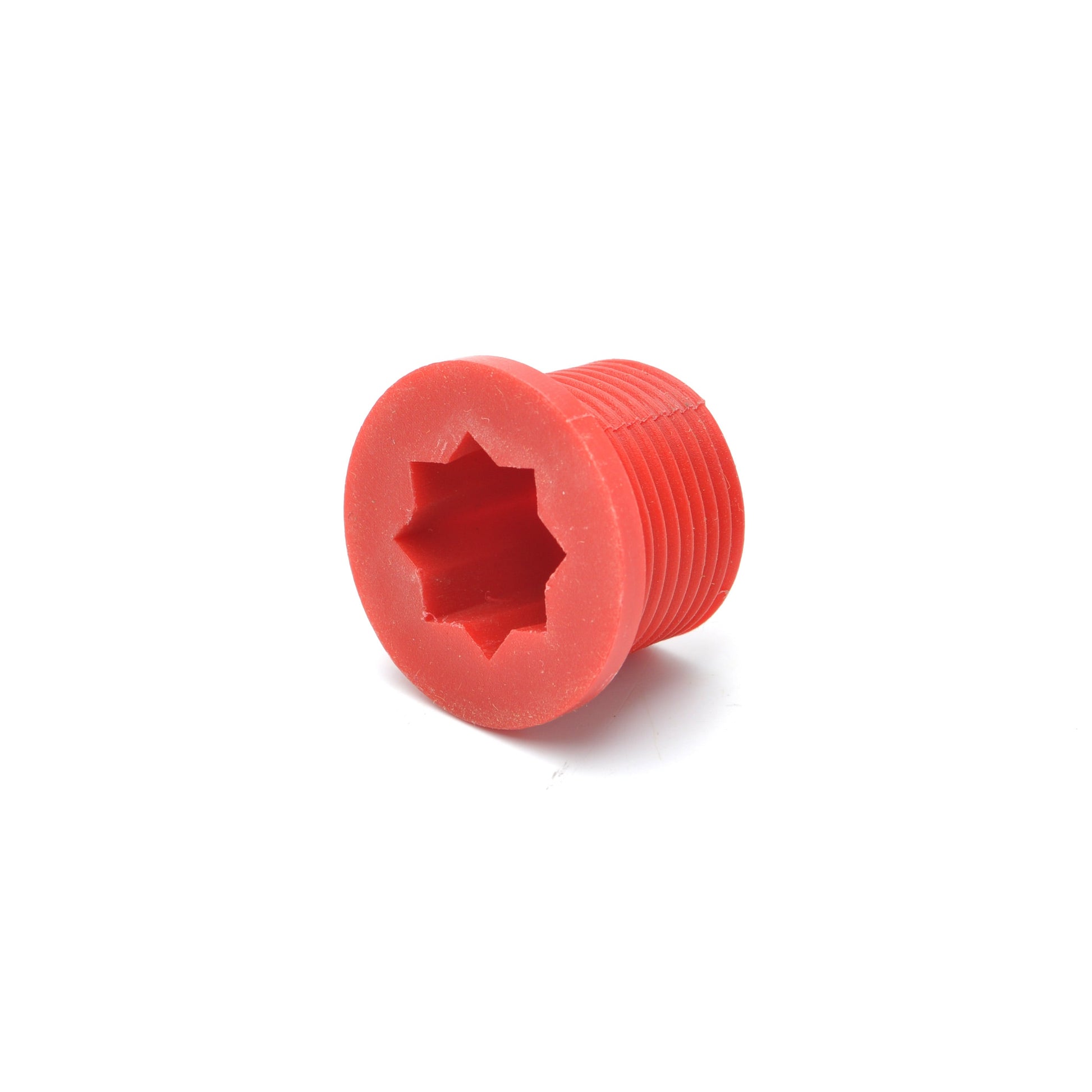 EZ Cap Red Threaded Plug