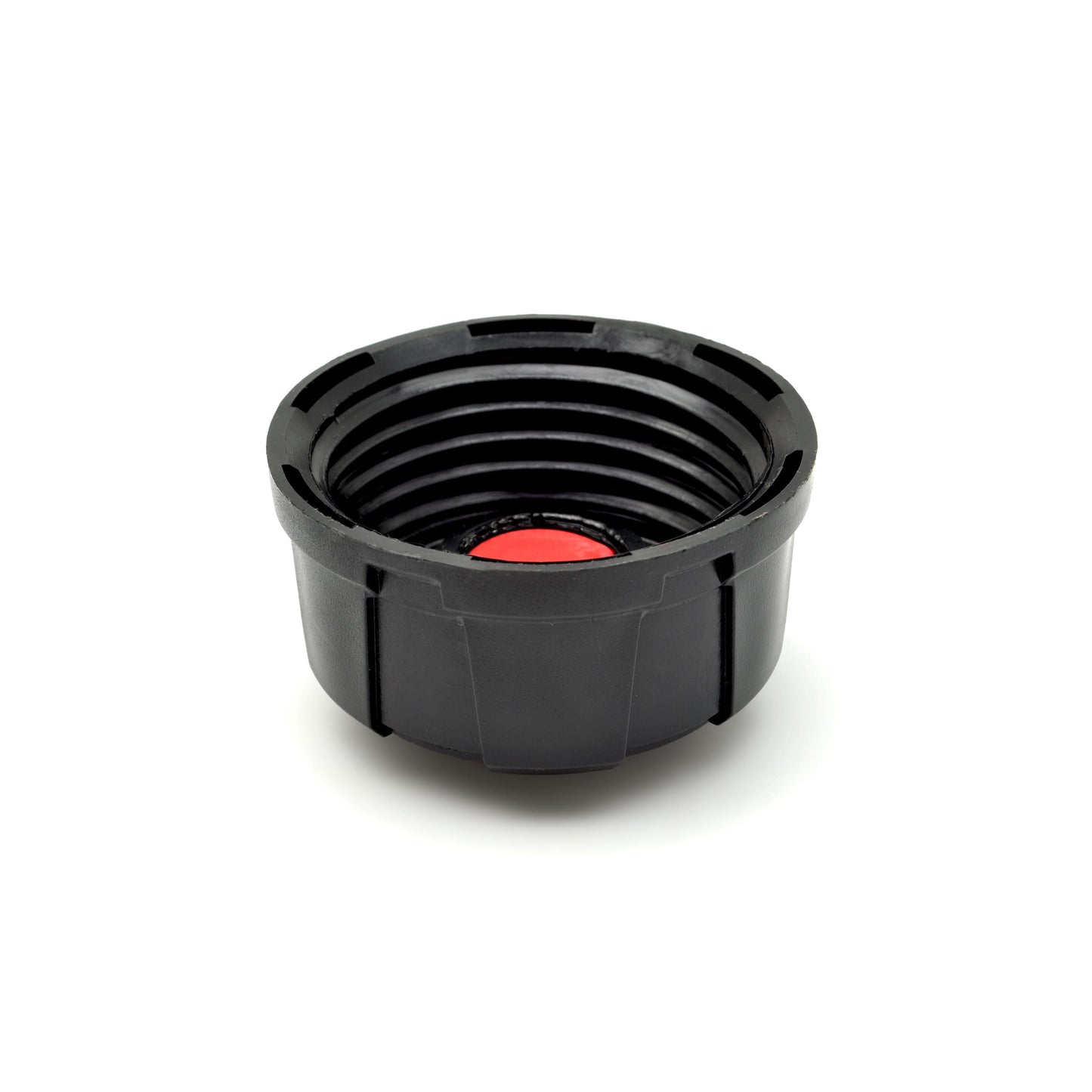 Black EZ Jug Replacement Cap on a white background