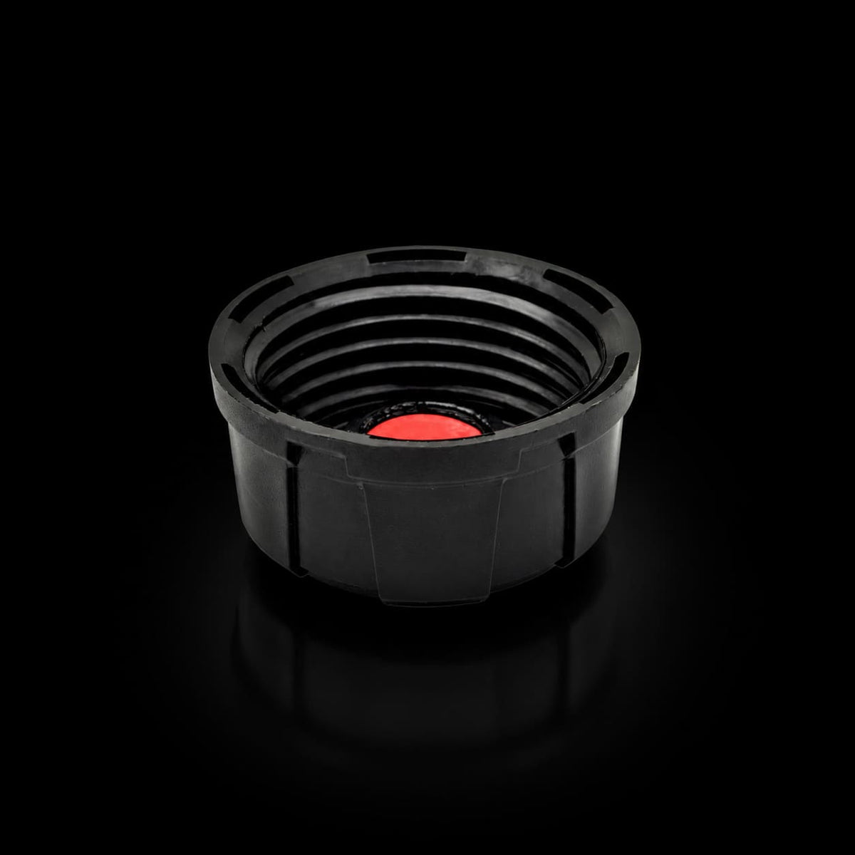 Black EZ Jug Replacement Cap on a white background
