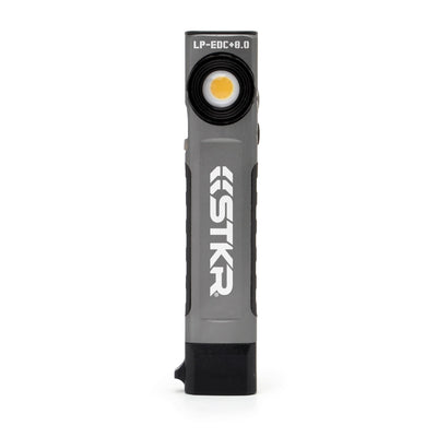 LP-EDC+ 8.0 Low Profile Everyday Carry "Flat" Spot & Flood Flashlight front view on white
