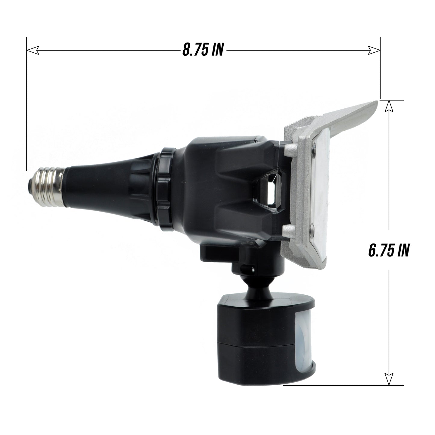 Luz de inundación de patio de movimiento de seguridad al aire libre 