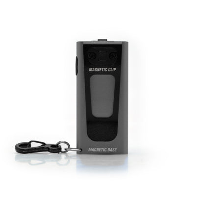 SlimJimmy Ultra-Bright Keychain Light - Grey - Back