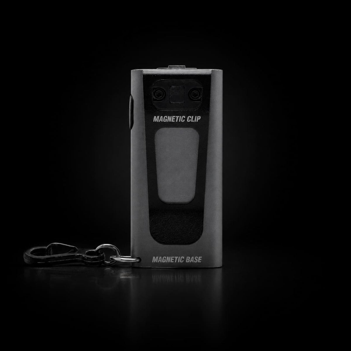 SlimJimmy Ultra-Bright Keychain Light - Grey - Back