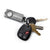 SlimJimmy Ultra-Bright Keychain Light - Grey - with keys