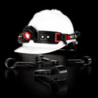 Use Headlamp Helmet Clips to mount FLEXiT Headlamp to hard hat | STKR Concepts - striker