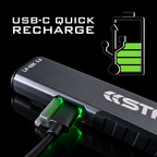 LP-EDC 5.0 USB-C quick recharge on black