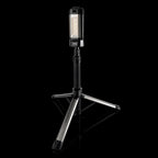 TRi-Mobile Area Work Light - Rechargeable Shoplight with Triple Pivoting LED Light Heads by STKR Concepts - on tripod stand in lantern mode